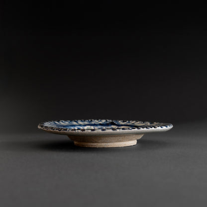 Ash Glaze & Zaffer Plate