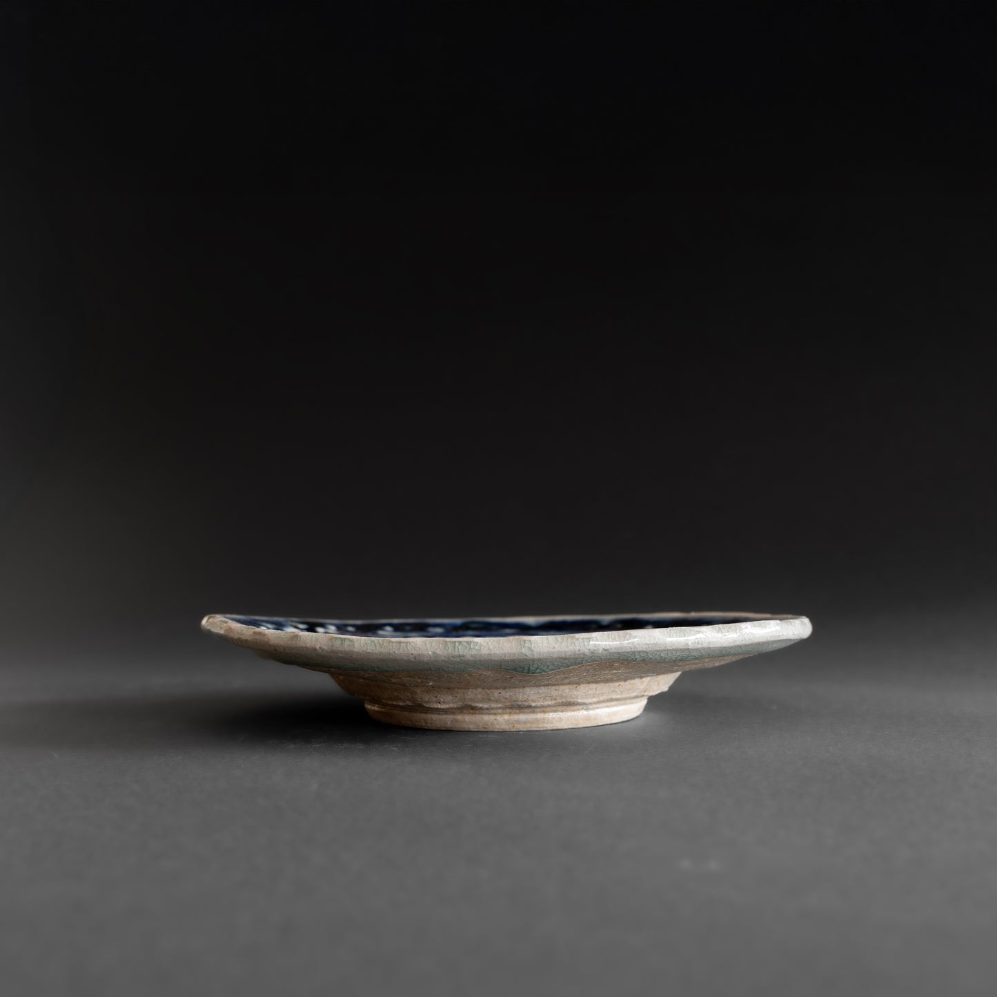 Ash Glaze & Zaffer Plate