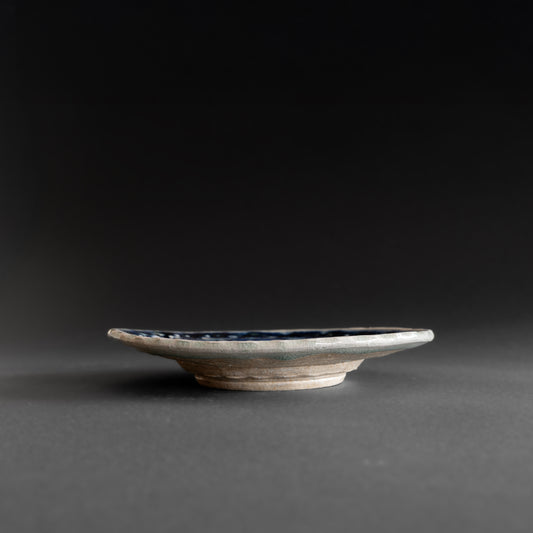 Ash Glaze & Zaffer Plate