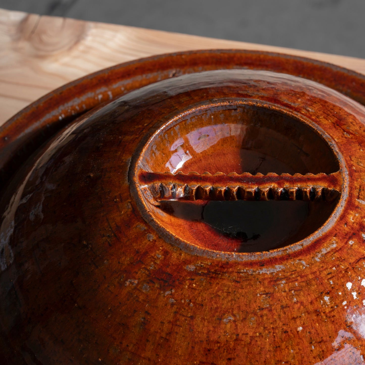 Shallow Earthenware Pot (32cm)