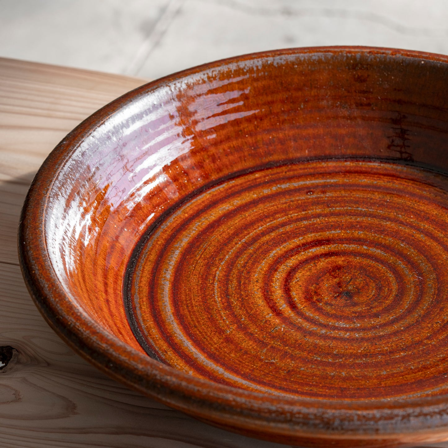 Shallow Earthenware Pot (40cm)
