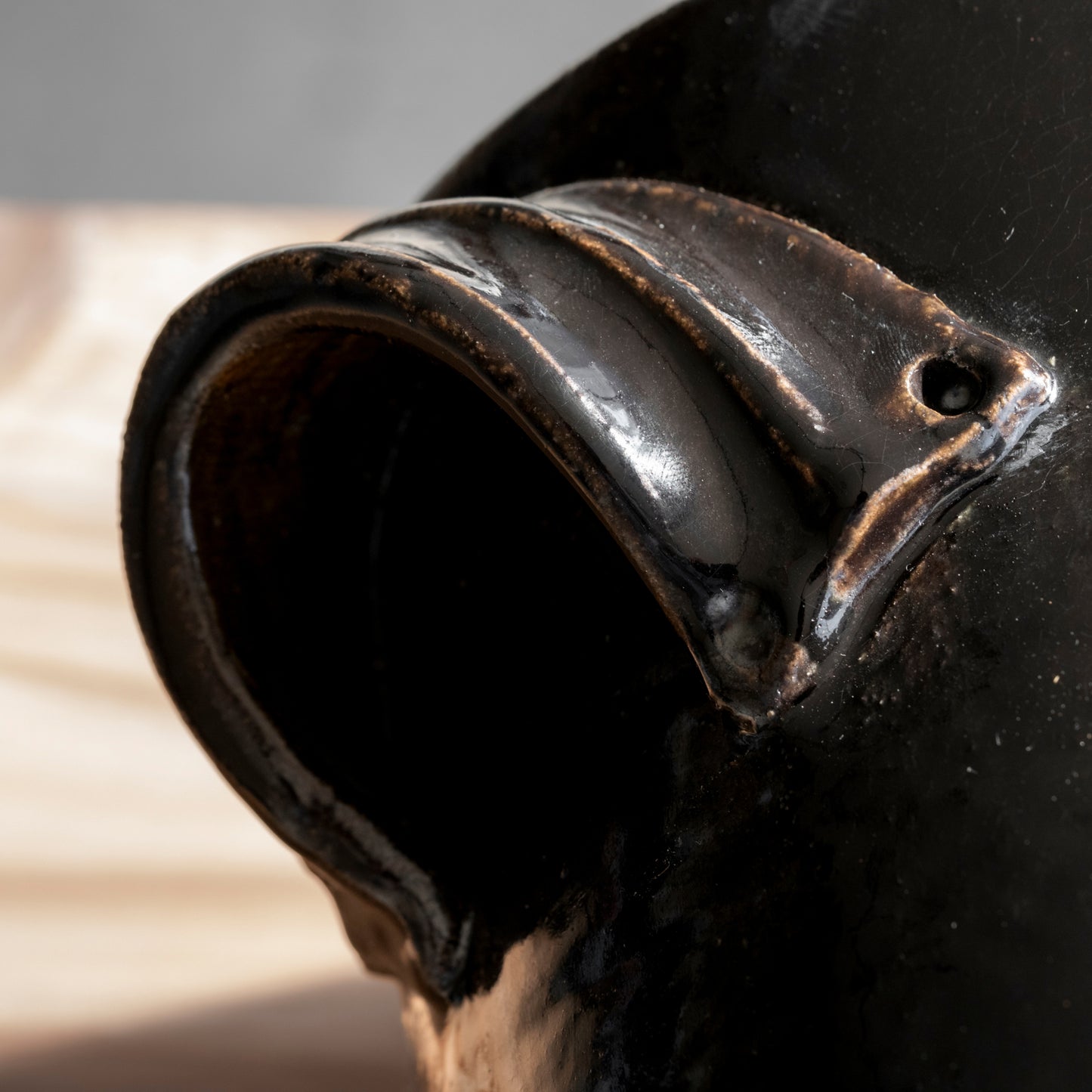 Tall Earthenware Pot