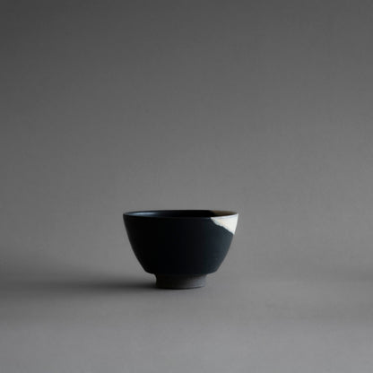 Bowl S (White on Black)