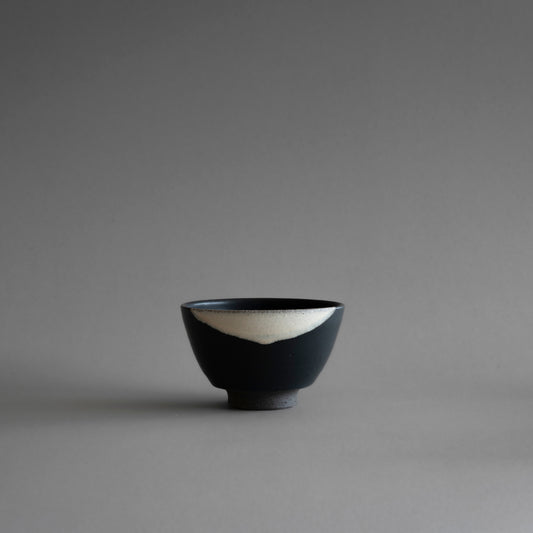 Bowl S (White on Black)