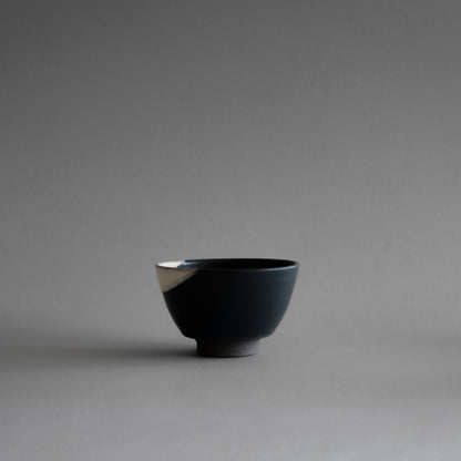 Bowl S (White on Black)