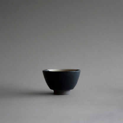 Bowl S (White on Black)
