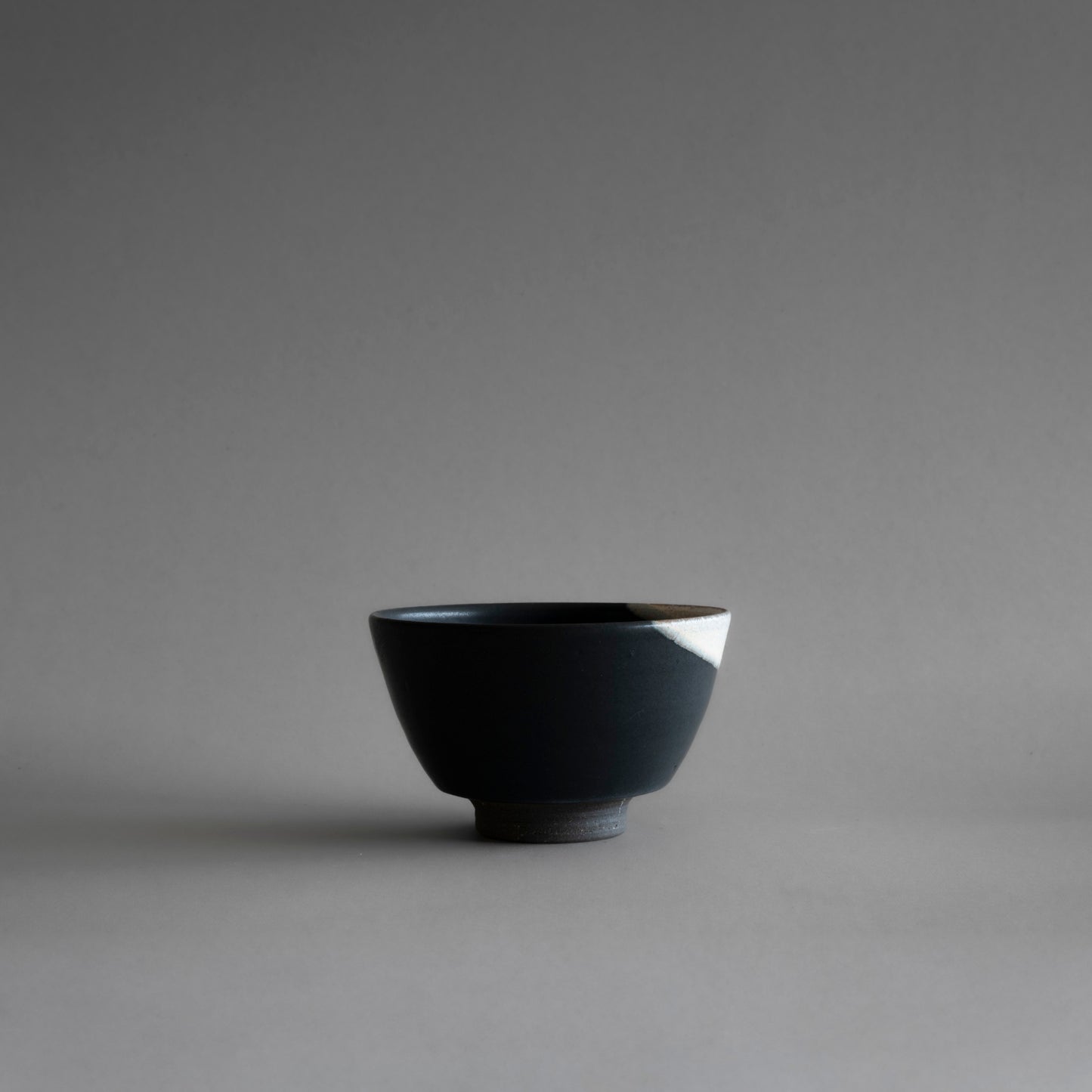 Bowl M (White on Black)