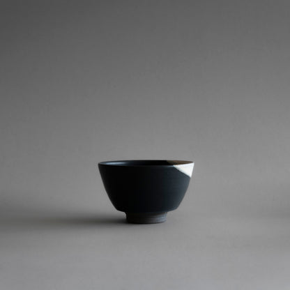 Bowl M (White on Black)