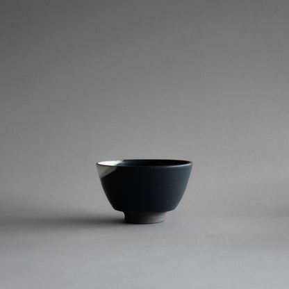 Bowl M (White on Black)