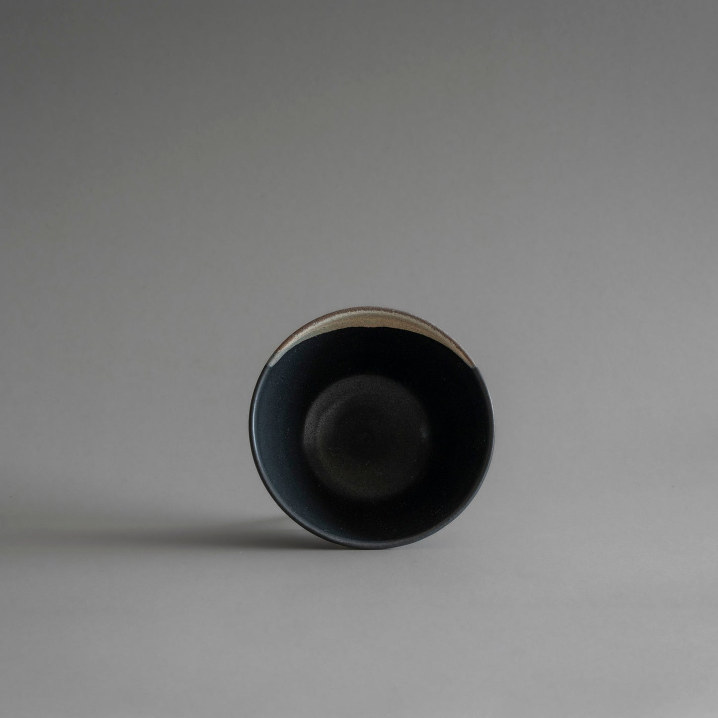 Bowl M (White on Black)