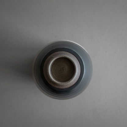 Bowl M (White on Black)