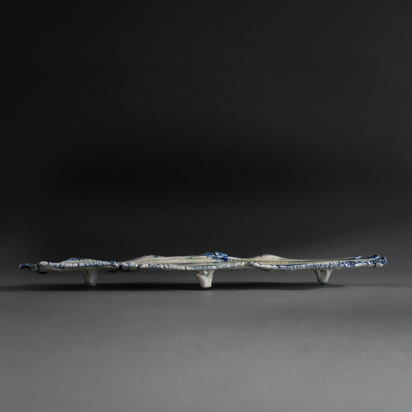 Ash Glaze Long Plate