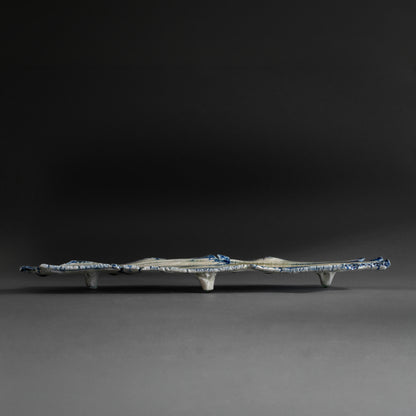 Ash Glaze Long Plate