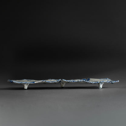 Ash Glaze Long Plate