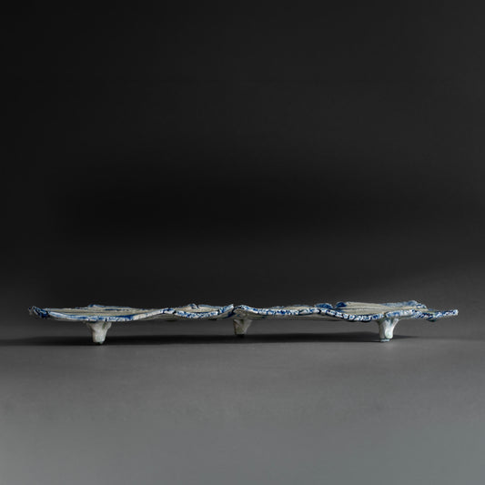 Ash Glaze Long Plate