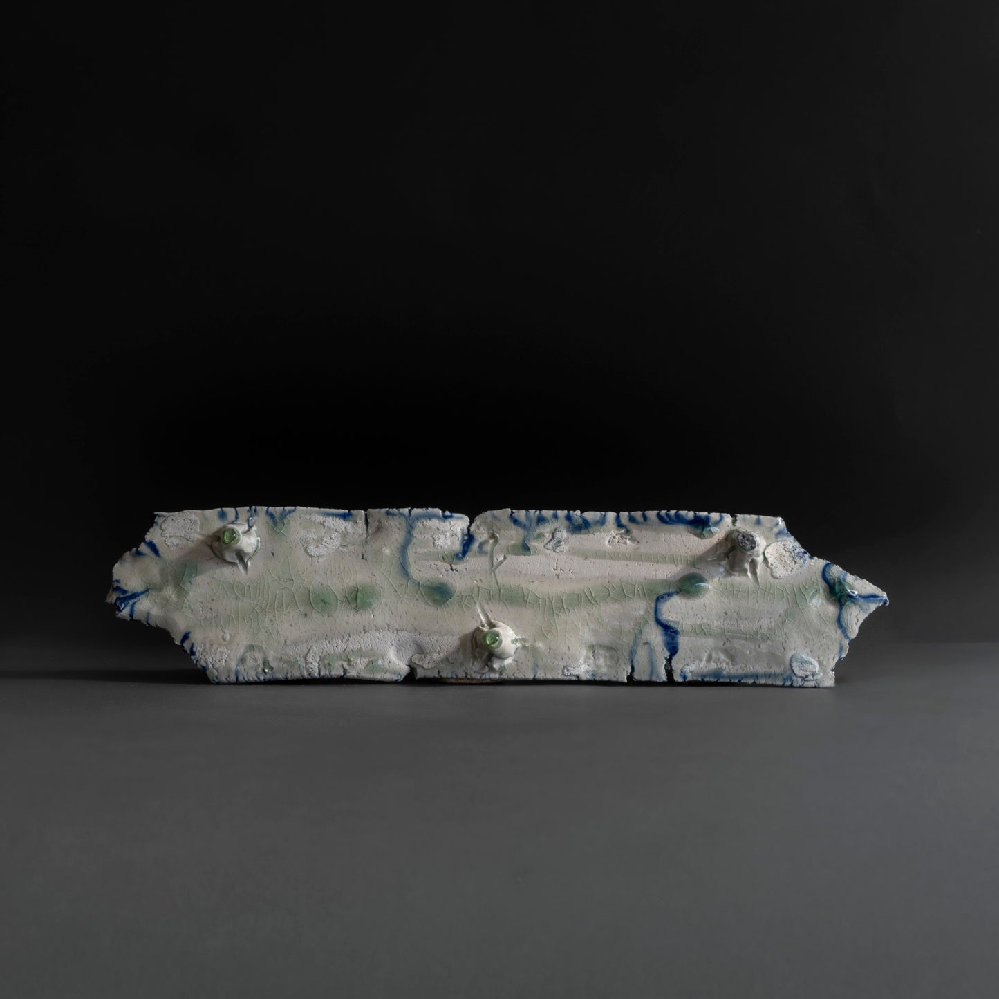 Ash Glaze Long Plate