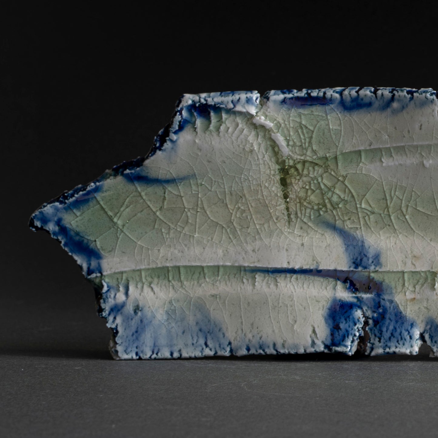 Ash Glaze Long Plate
