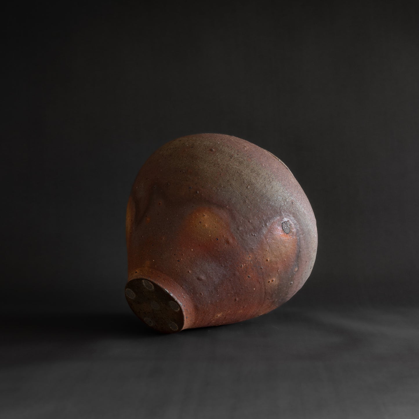 Nanban Pot with White-Line Motif