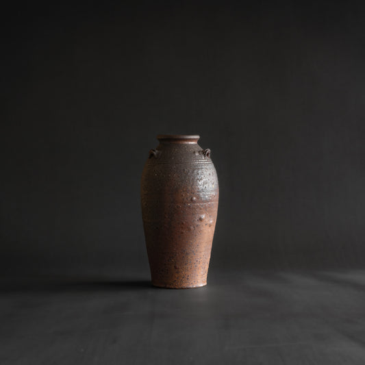 Nanban Tall Jar with Three Lugs