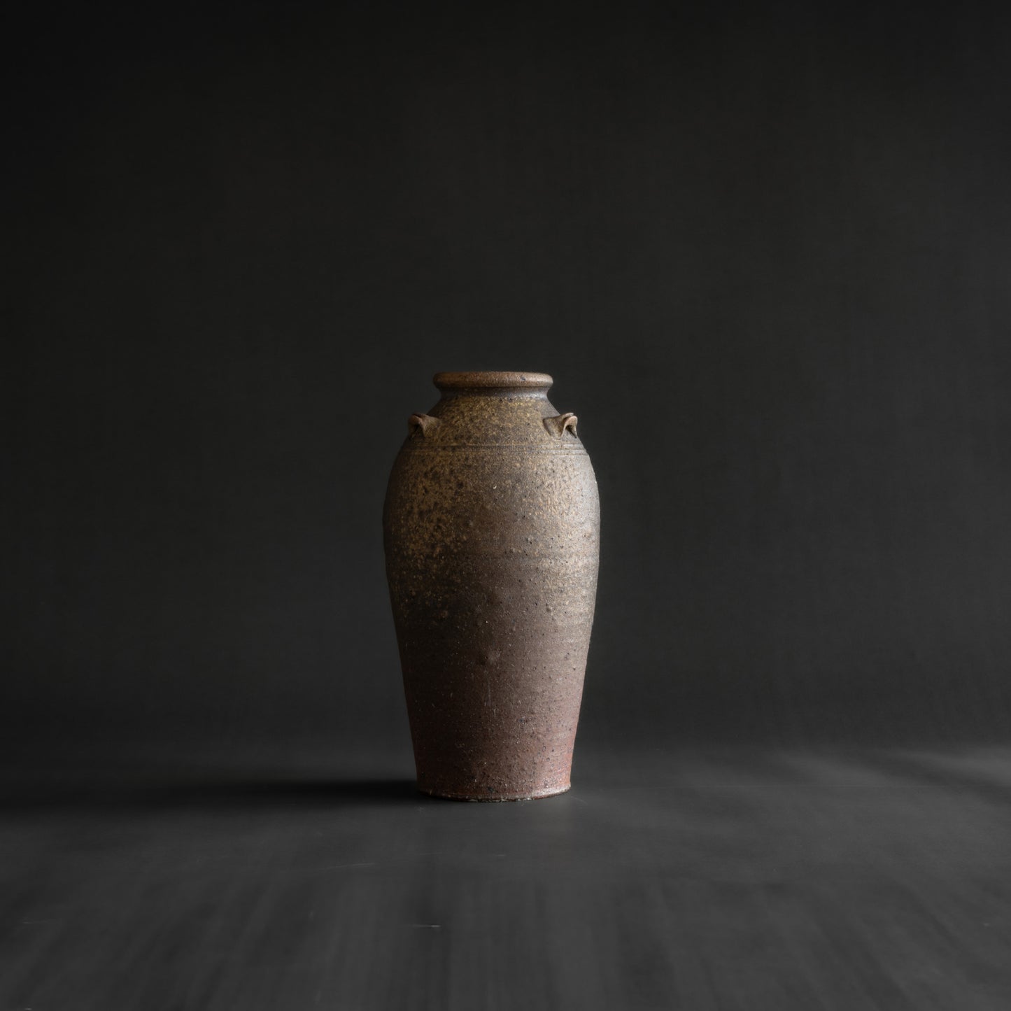 Nanban Tall Jar with Three Lugs