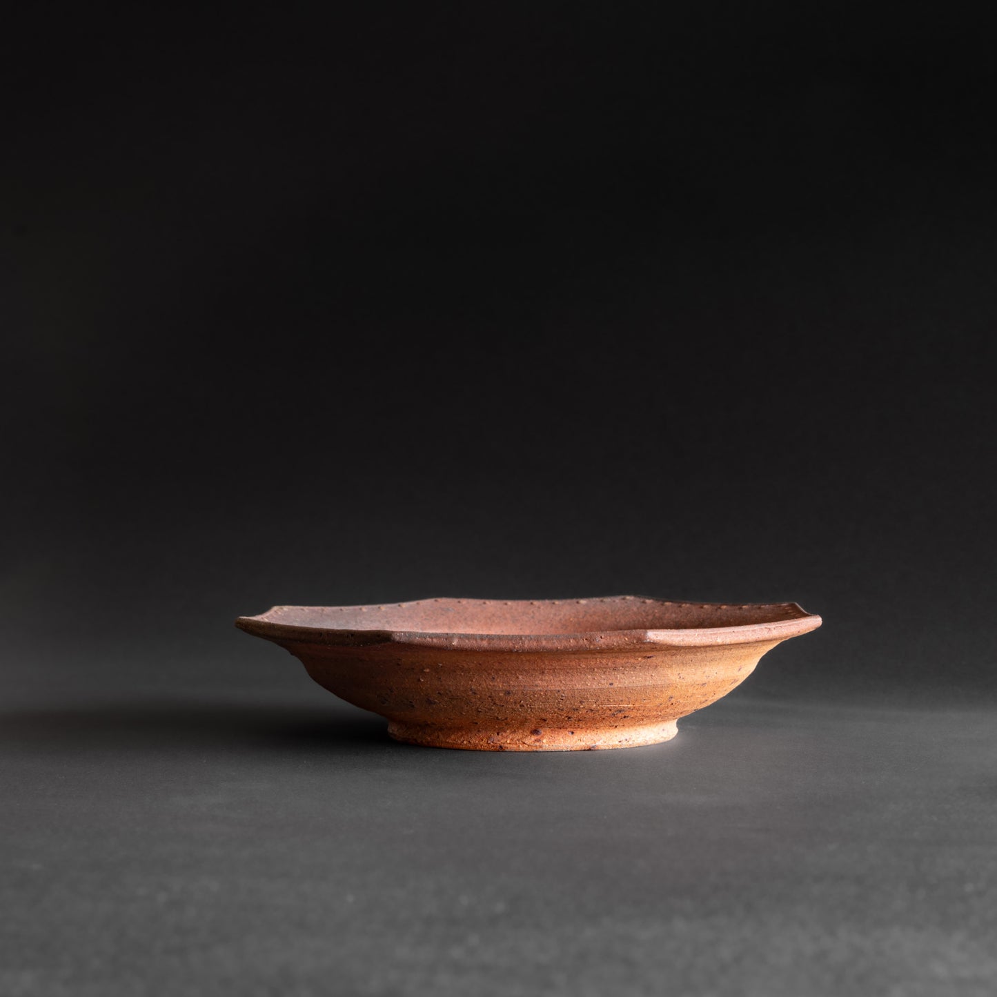 Nanban Octagonal Bowl with Dotted Rim (22.5cm)
