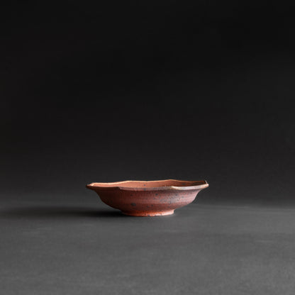 Nanban Octagonal Bowl with White-Line Motif (16.5cm)