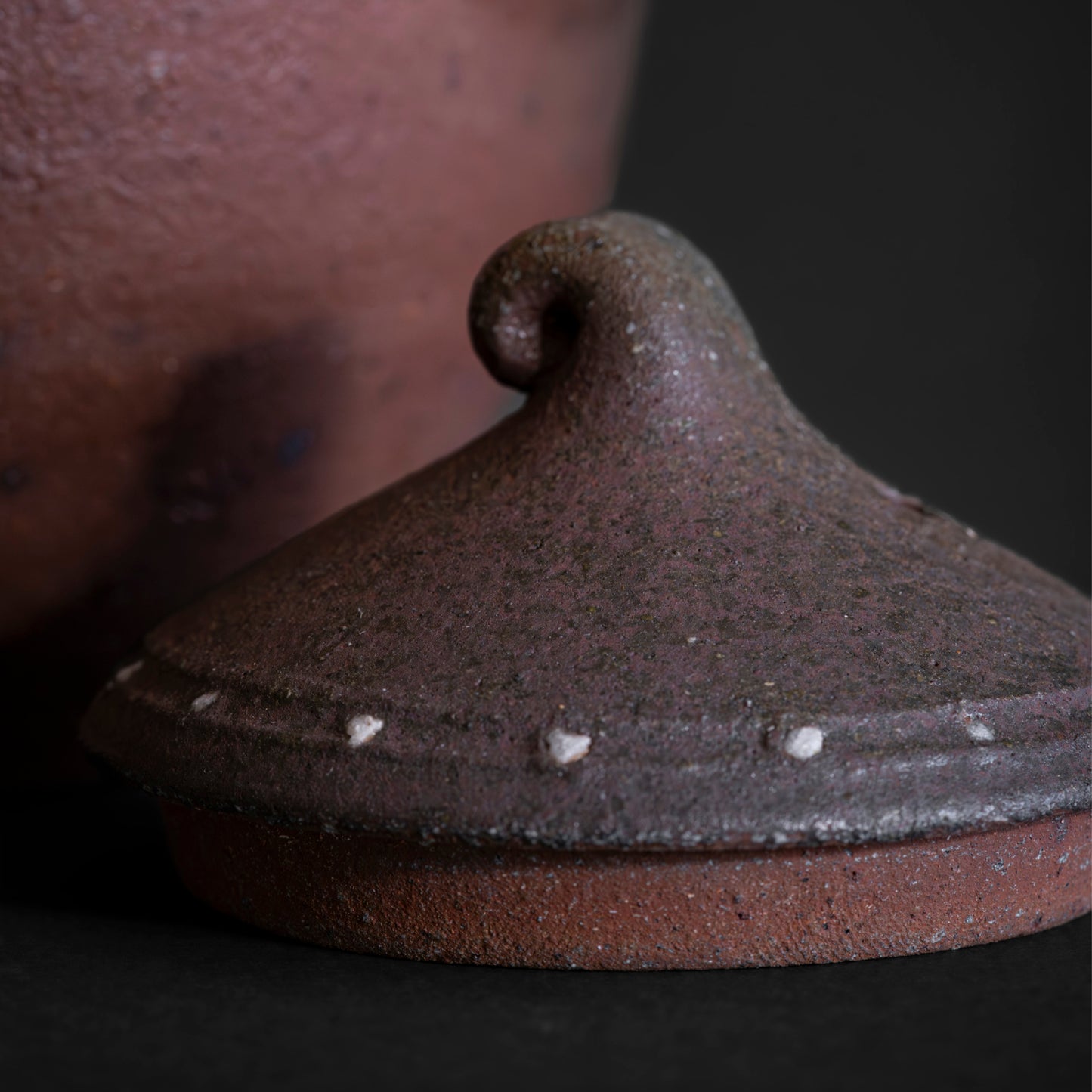 Nanban Teapot with Feldspar Granules