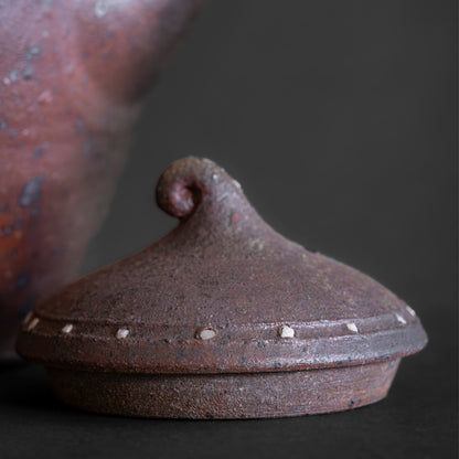 Nanban Teapot with Feldspar Granules